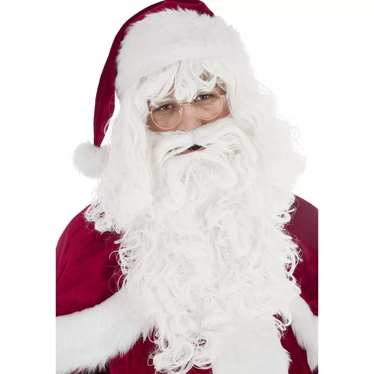 DecoWoerner Curly Santa Clause Wig & Beard