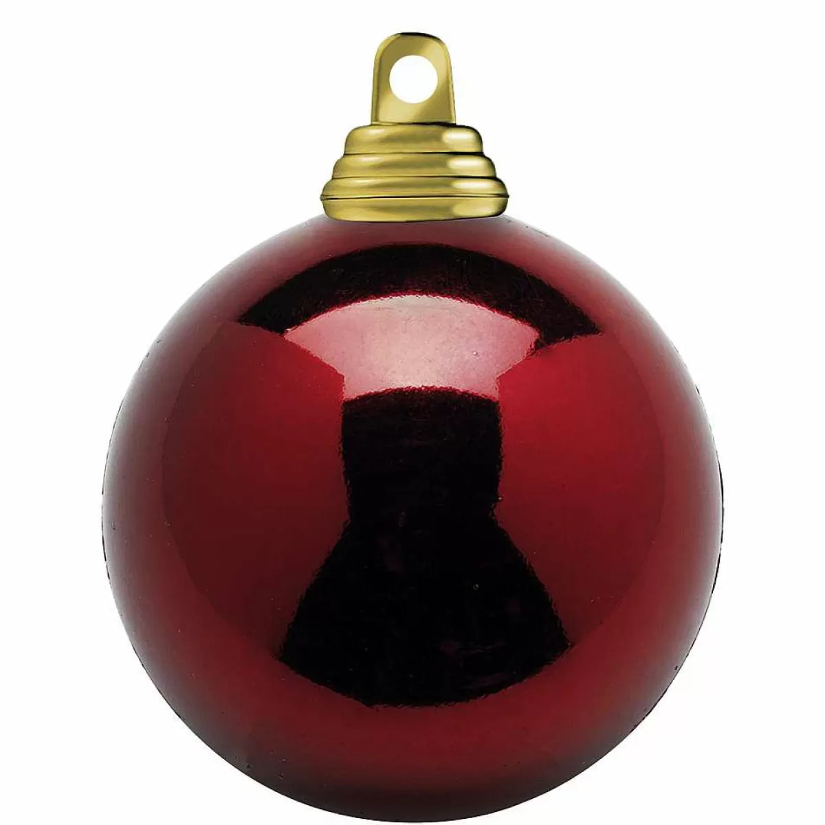 DecoWoerner Dark , Shiny Christmas Baubles Made Of Flame Retardant Plastic, 6 Cm Ø - 24 Pcs.