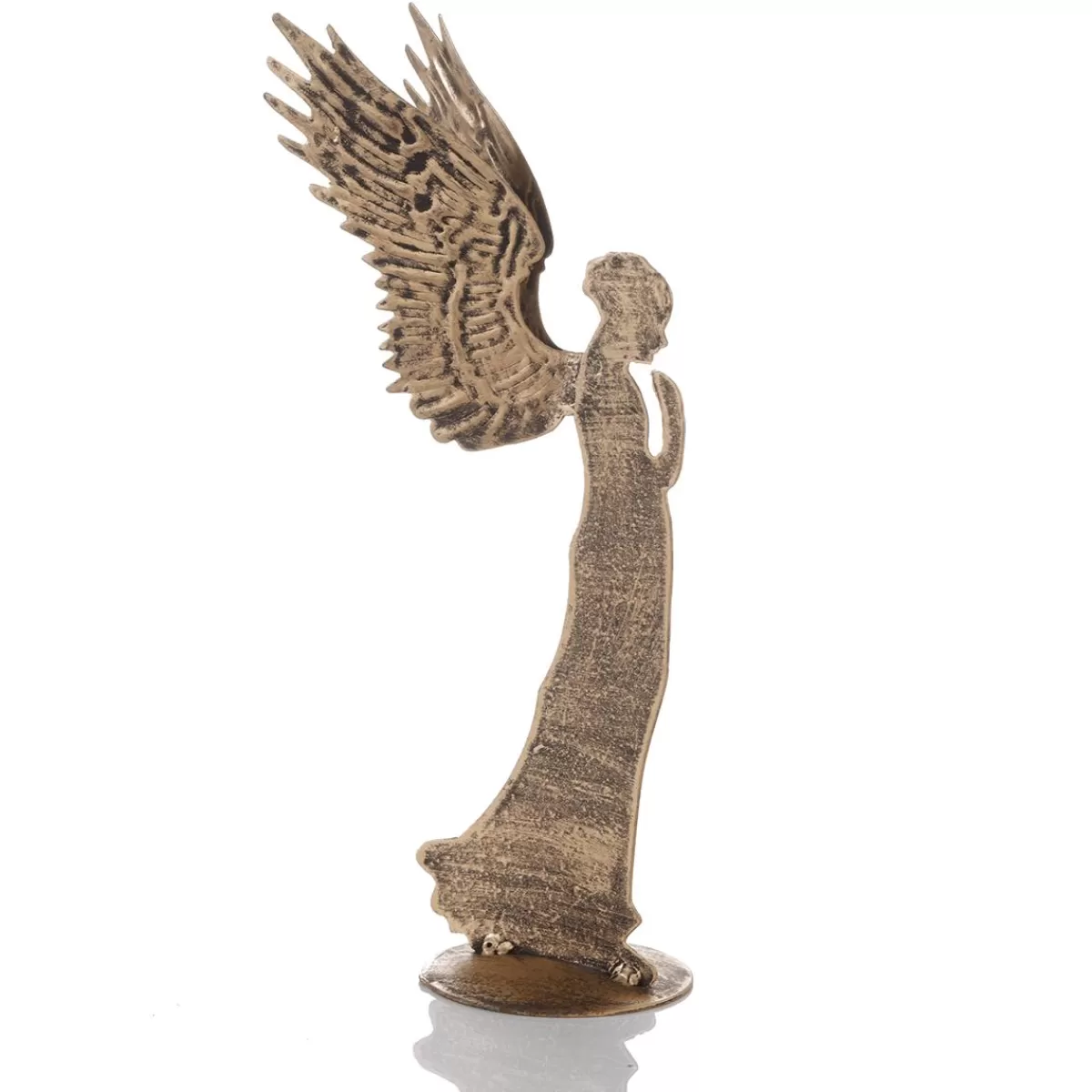 DecoWoerner Deco Angel Metal Vintage , 28 Cm