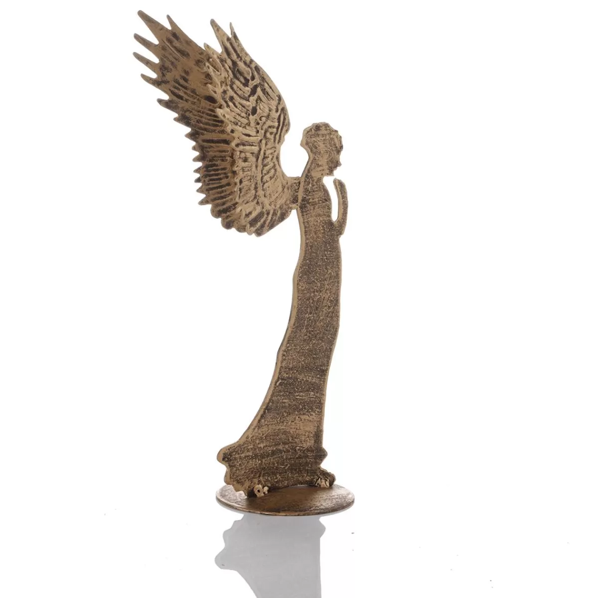 DecoWoerner Deco Angel Metal Vintage , 28 Cm