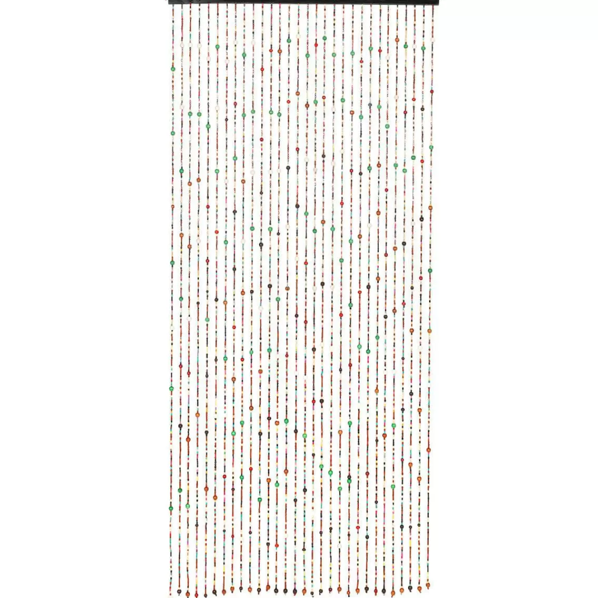 DecoWoerner Deco Curtain Coloured, Made Of Wood, 90 X 200 Cm