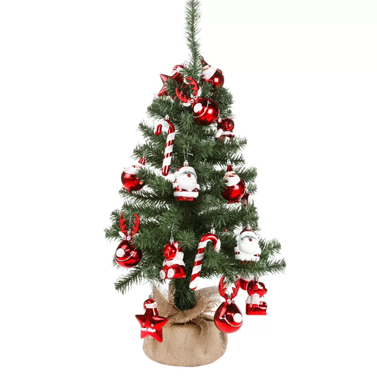 DecoWoerner Deco Fir Tree 75 Cm With Figures