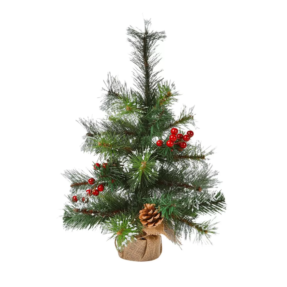 DecoWoerner Deco Fir Tree In Jute Bag 45 Cm