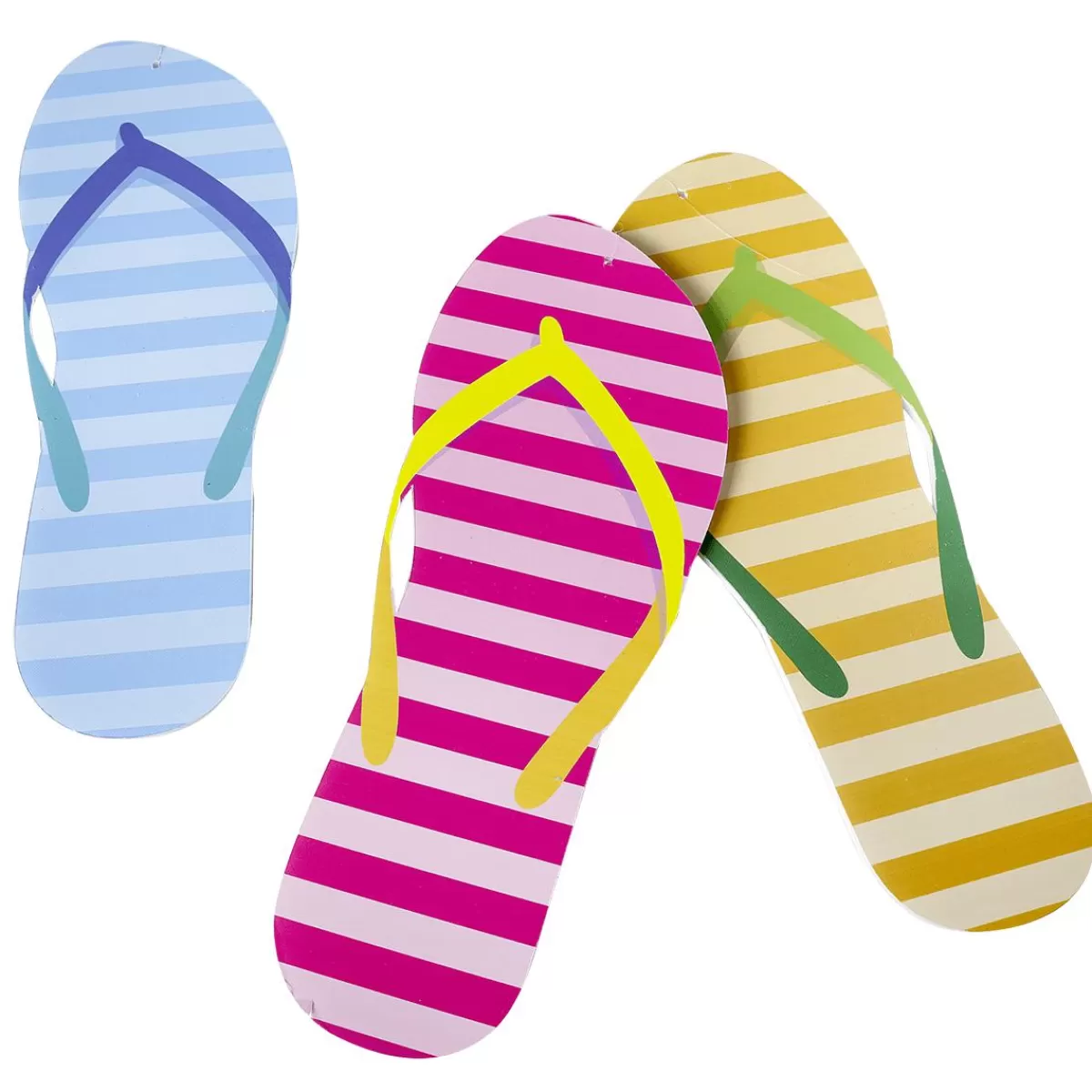 DecoWoerner Deco Flipflops 40 Cm 3 Pieces