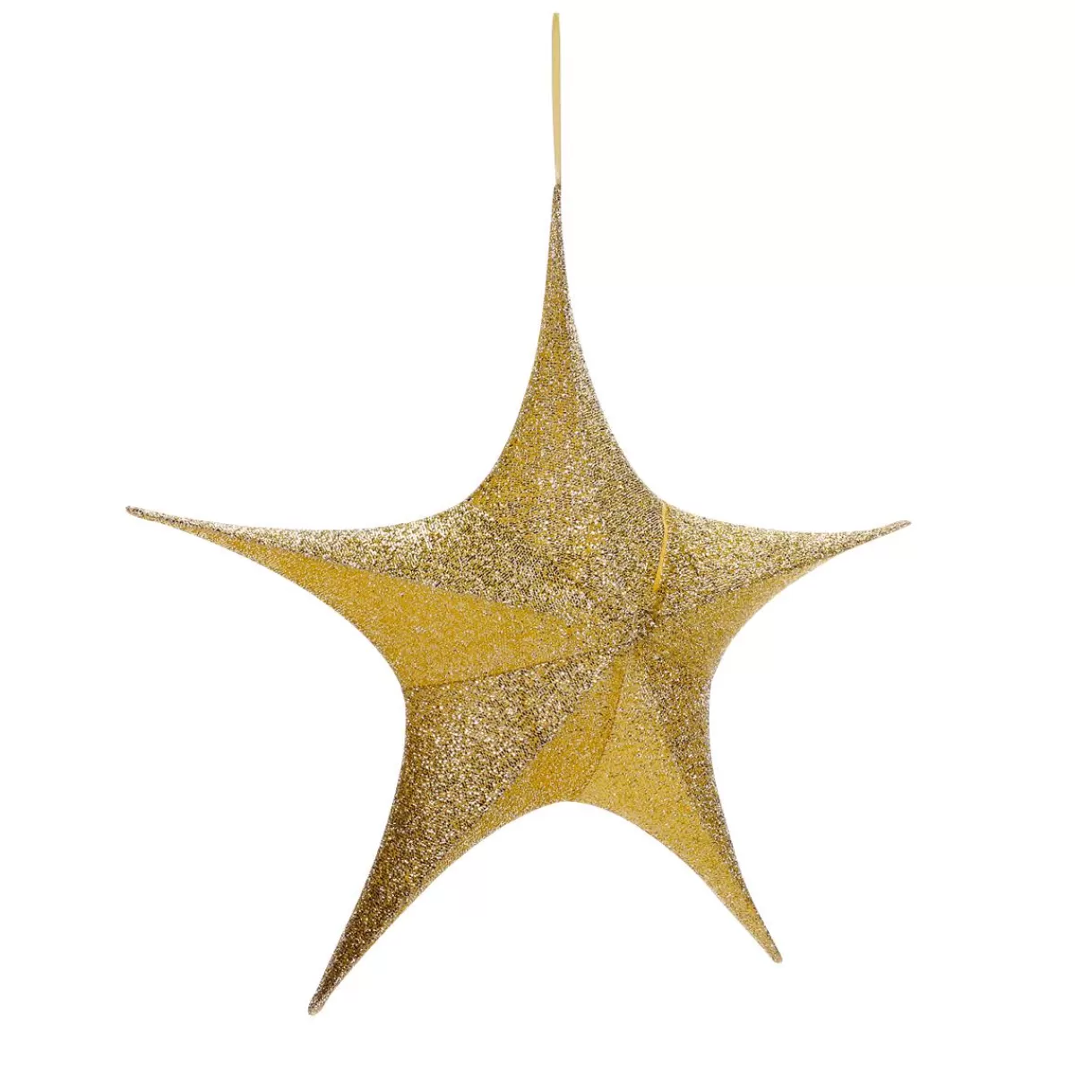 DecoWoerner Deco Folding Star Glitter With Zip, 40 Cm