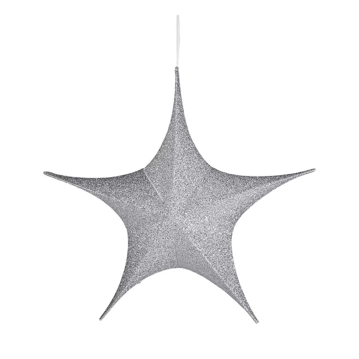 DecoWoerner Deco Folding Star Glitter With Zip, 40 Cm