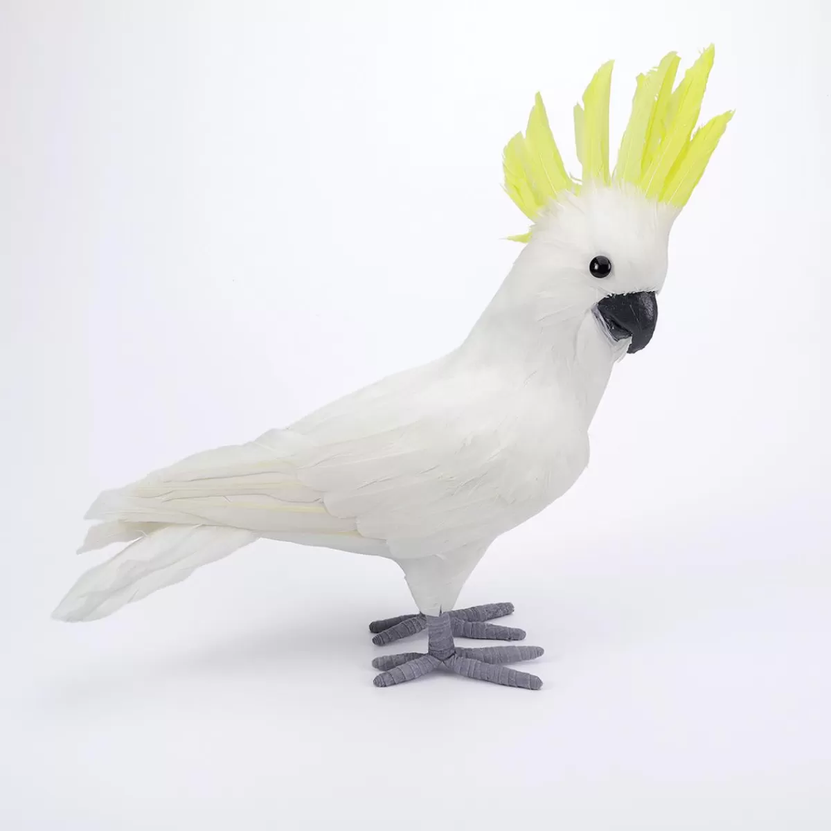 DecoWoerner Deco Parrot -yellow Cockatoo, 50 Cm