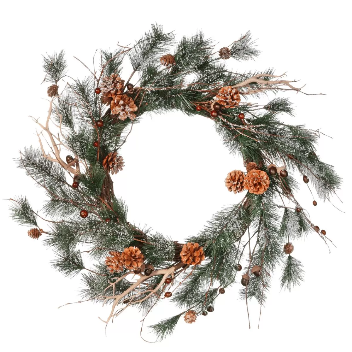 DecoWoerner Deco Pine Mix Wreath 30 X 60 Cm