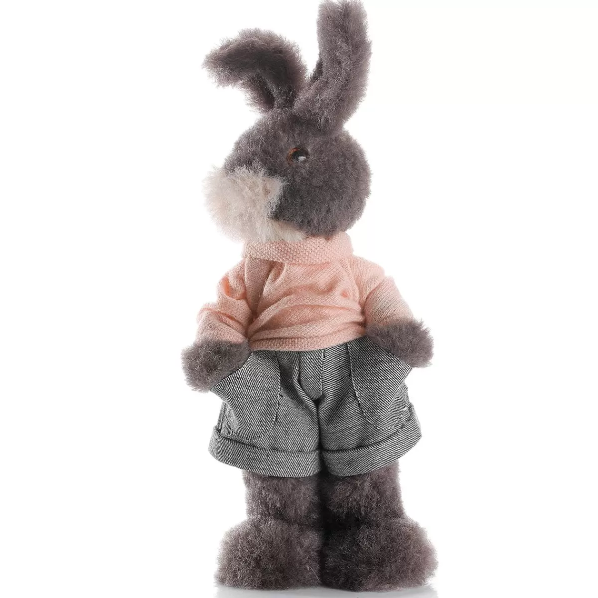 DecoWoerner Deco Plush Easter Bunny 40 Cm High,