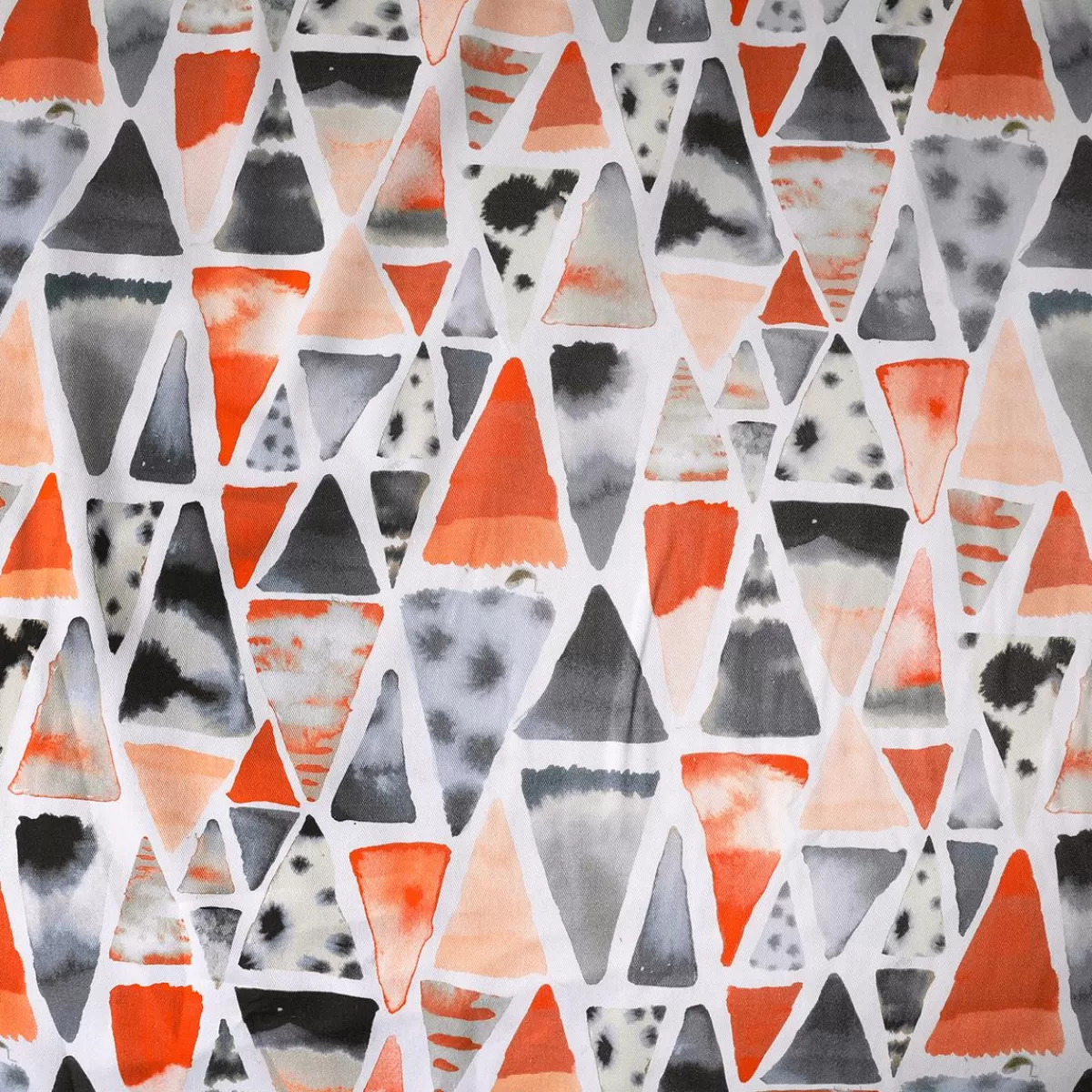 DecoWoerner Decoration Fabric "Triangle" Triangles 140 Cm Wide