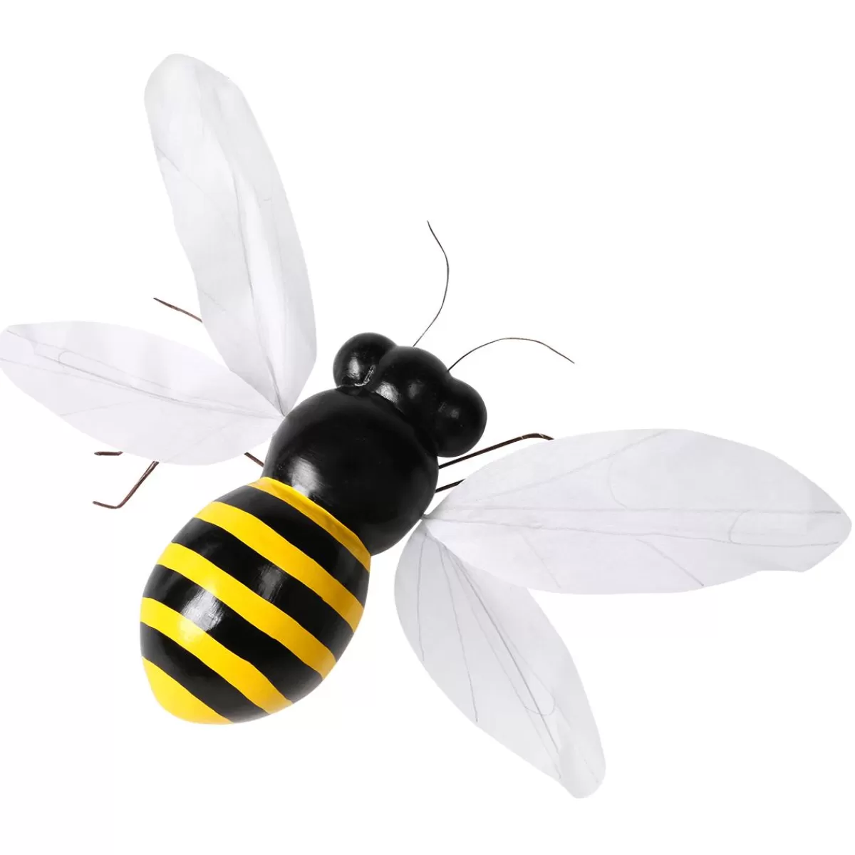 DecoWoerner Decorative Bees Replica 40 Cm