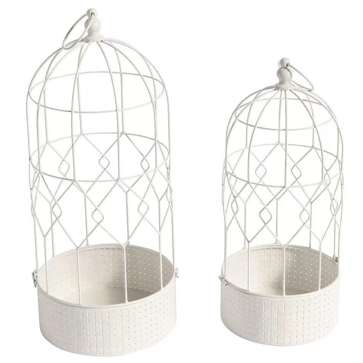 DecoWoerner Decorative Birdcage Set , Round