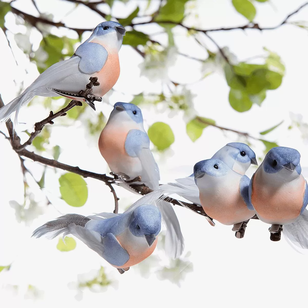 DecoWoerner Decorative Birds 10 Cm, 6 Pcs