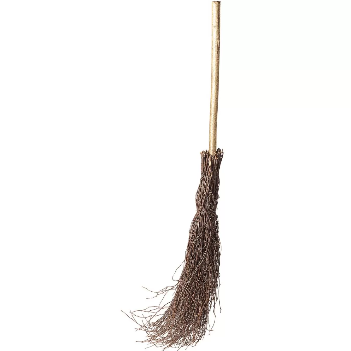 DecoWoerner Decorative Brushwood Broom, 125 Cm