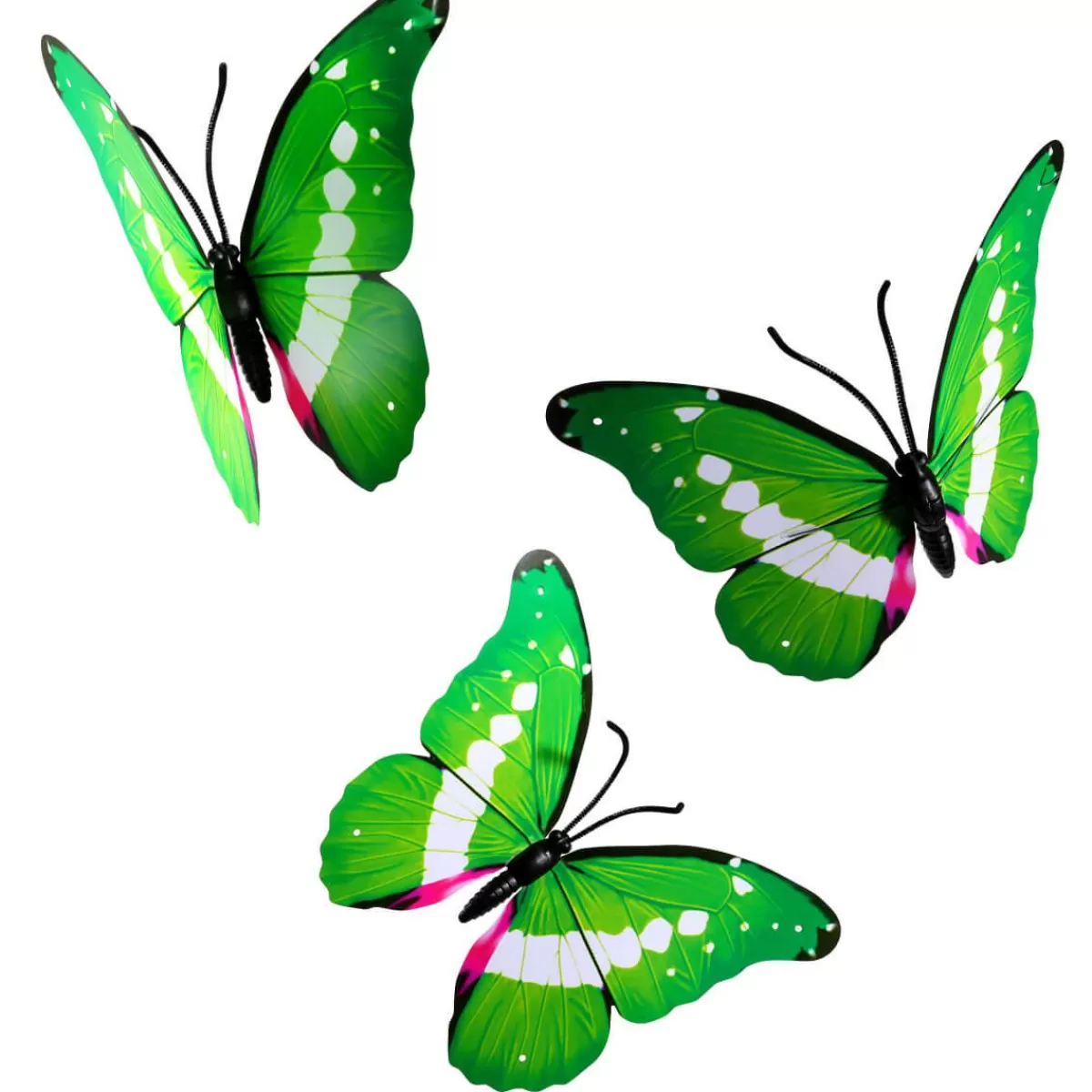 DecoWoerner Decorative Butterflies 40 Cm 3 Pcs