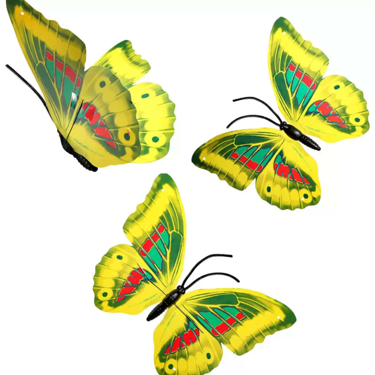 DecoWoerner Decorative Butterflies 40 Cm 3 Pcs