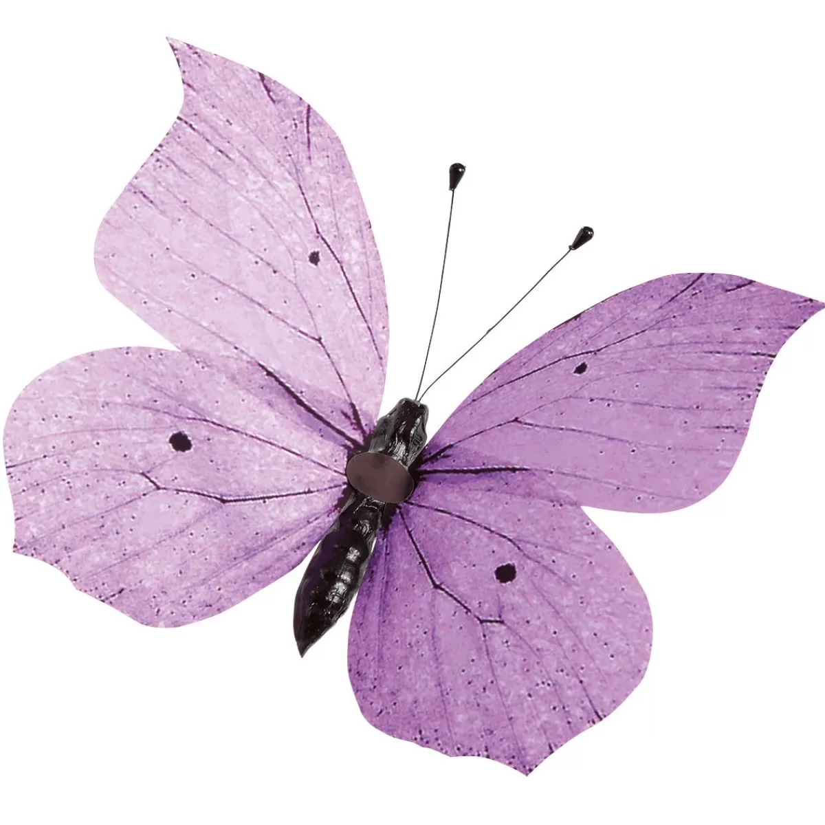 DecoWoerner Decorative Butterfly Purple, 30 Cm