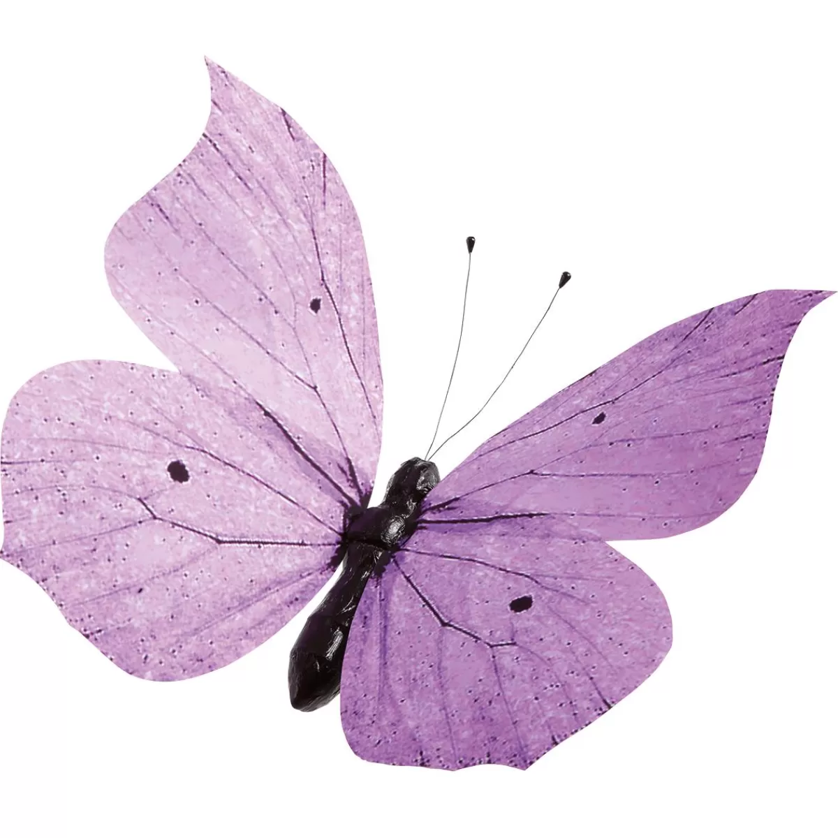 DecoWoerner Decorative Butterfly Purple, 50 Cm