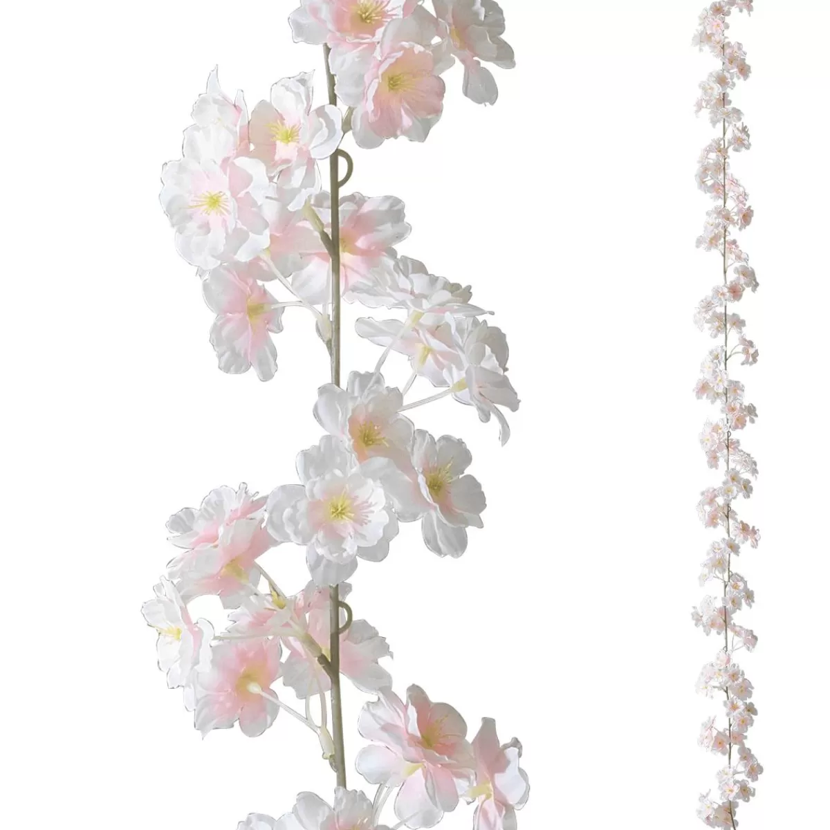 DecoWoerner Decorative Cherry Blossoms Tendril Rose Colour, 180 Cm‎