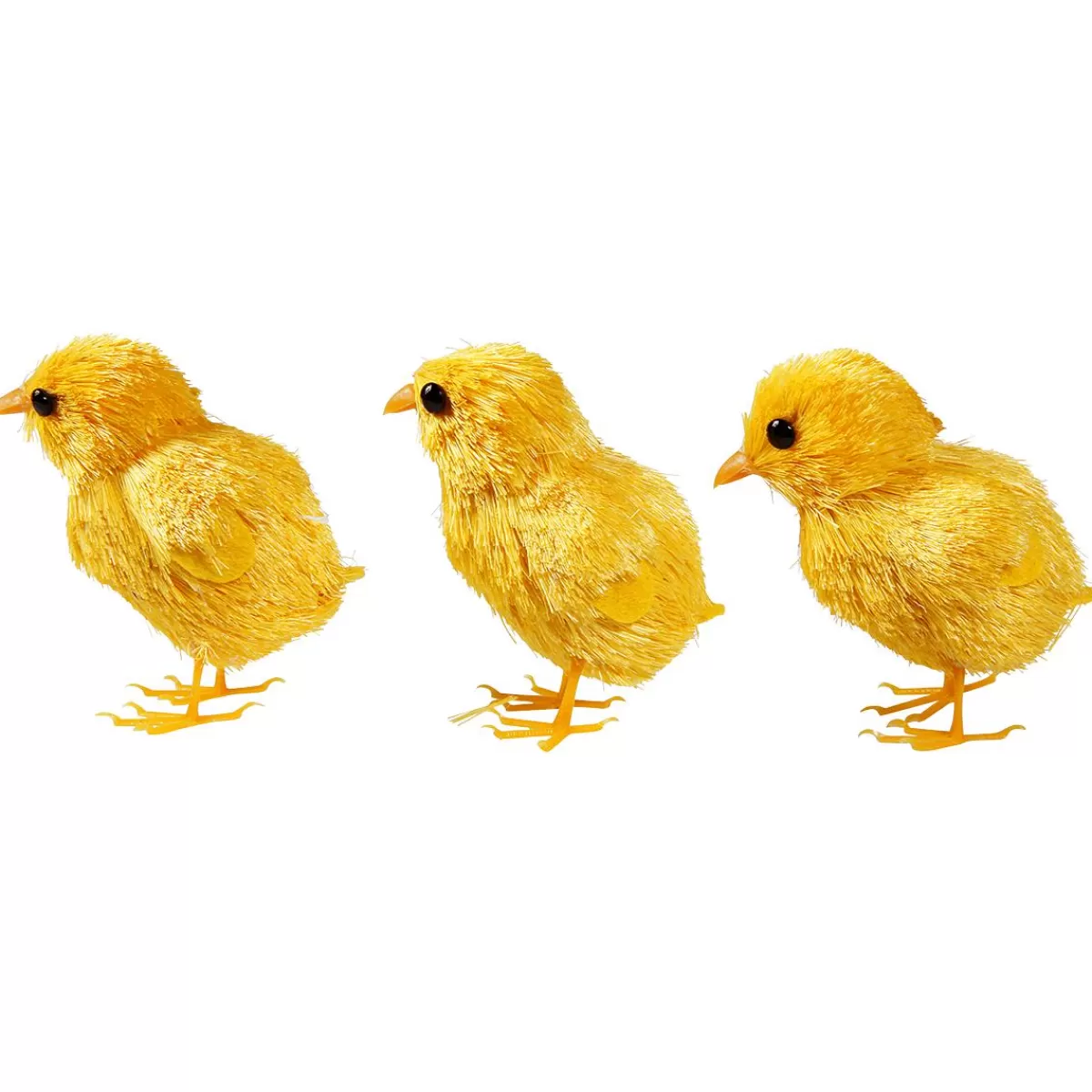 DecoWoerner Decorative Chicks 3 Pcs 7 Cm