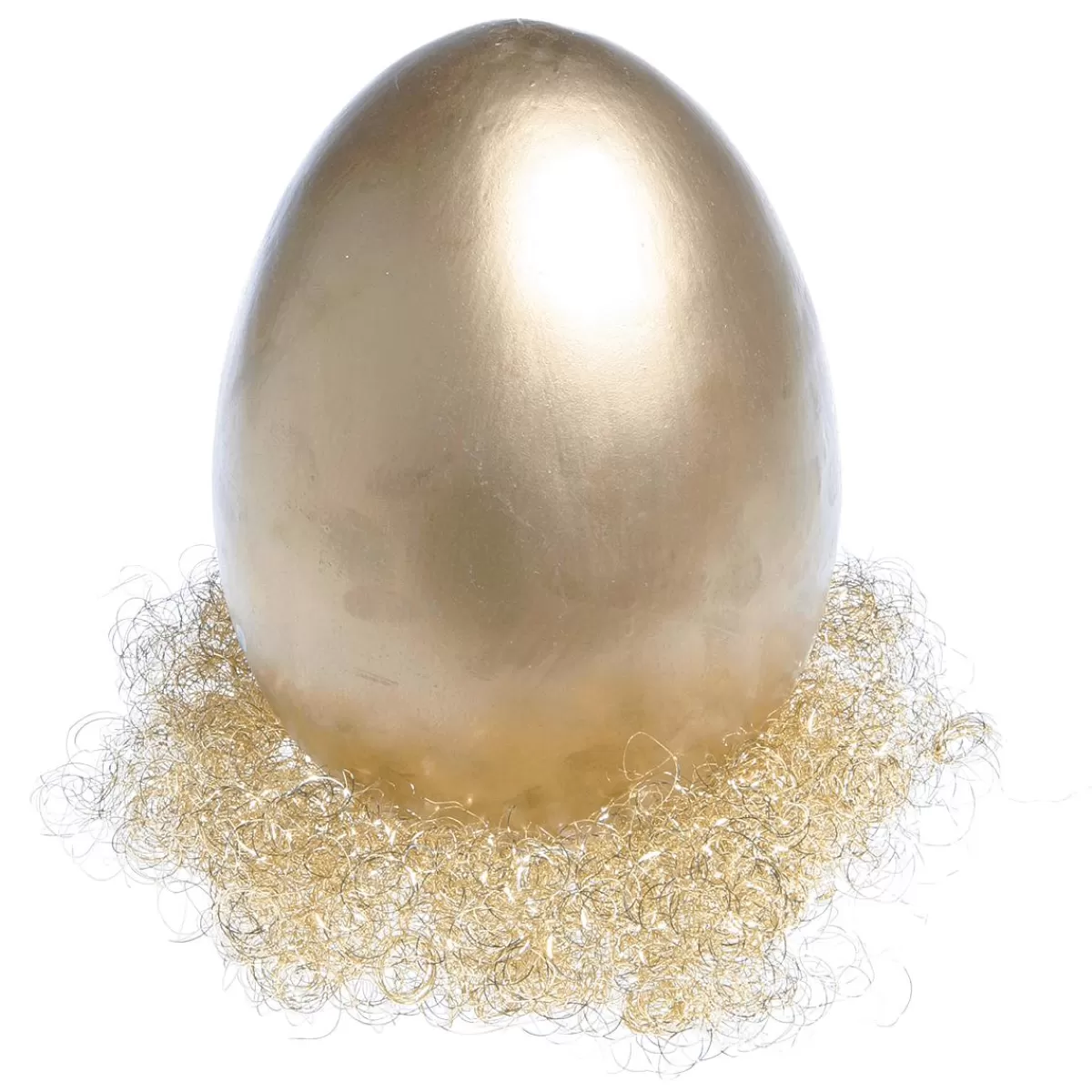 DecoWoerner Decorative Easter Egg Metallic 18 Cm