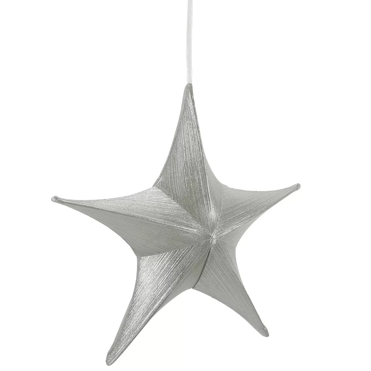 DecoWoerner Decorative Fabric Folding Star Metallic With Zipper