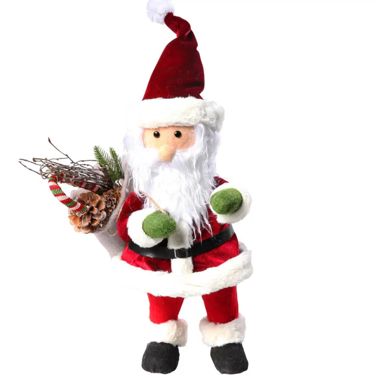 DecoWoerner Decorative Figure Santa Claus 43 Cm