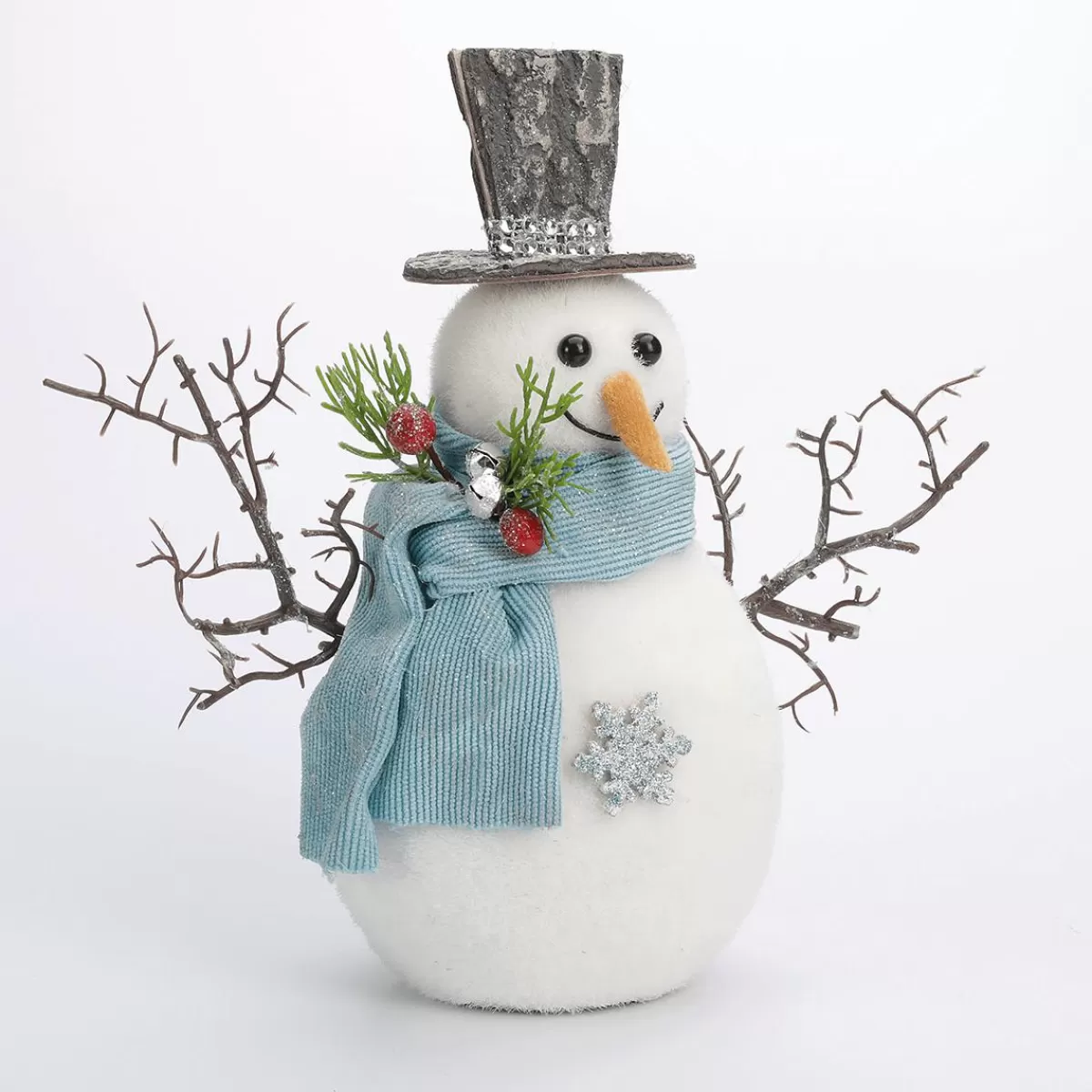 DecoWoerner Decorative Figure Snowman 22 Cm