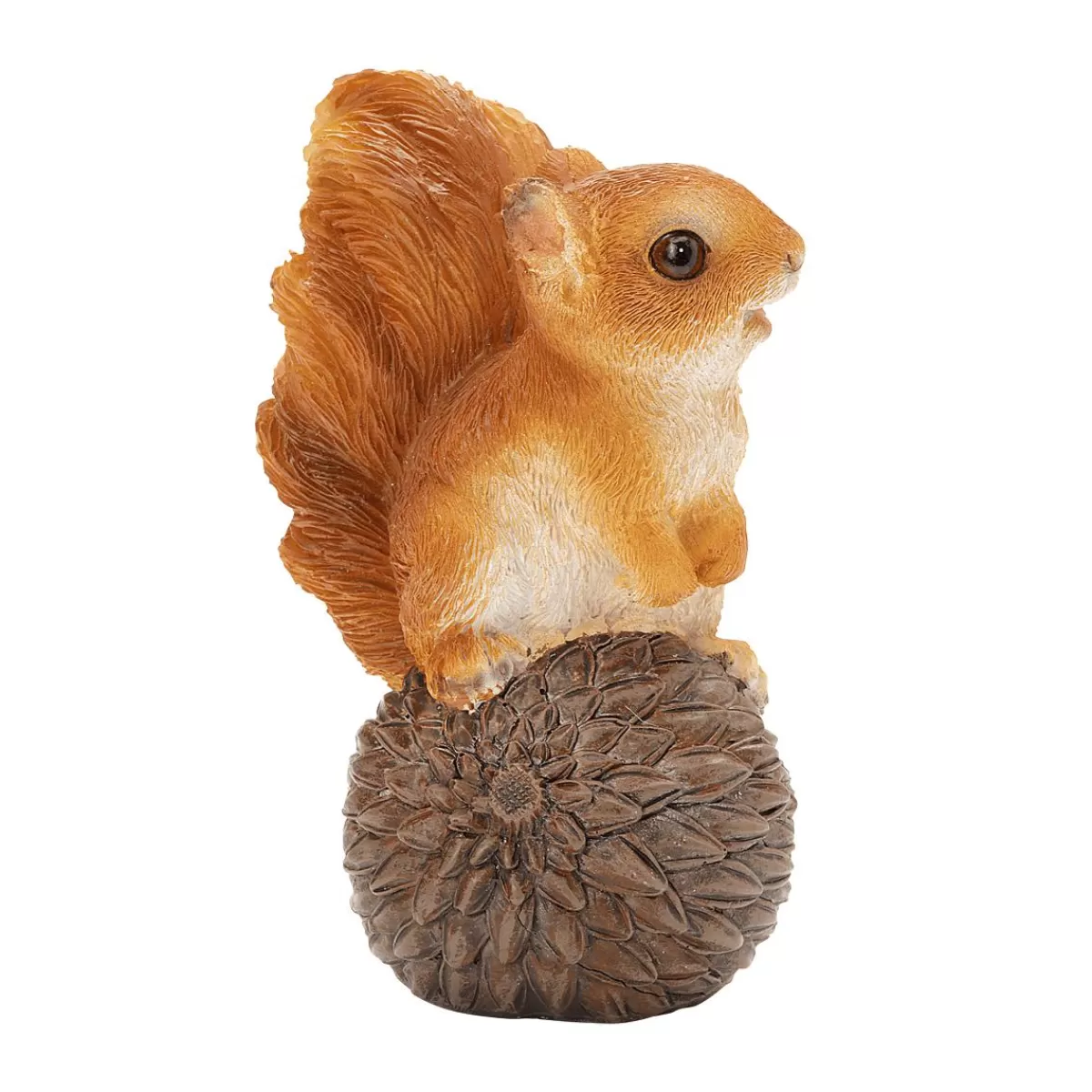 DecoWoerner Decorative Figure Squirrel With Acorn 13 X 9 X 6 Cm (H X W X D)