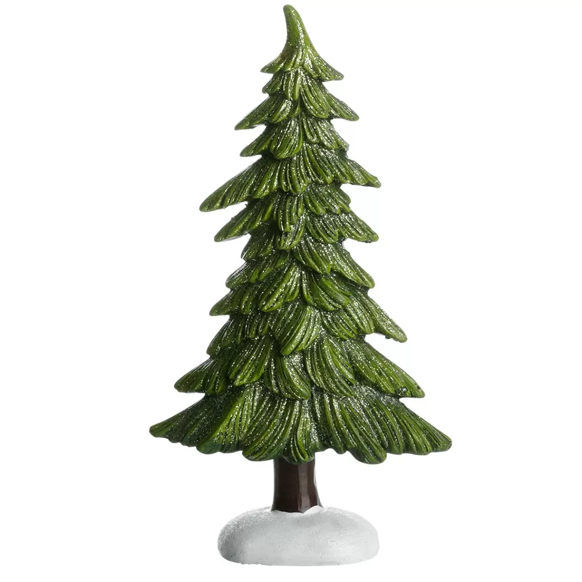 DecoWoerner Decorative Fir Made Of Cast Stone, 20 Cm High