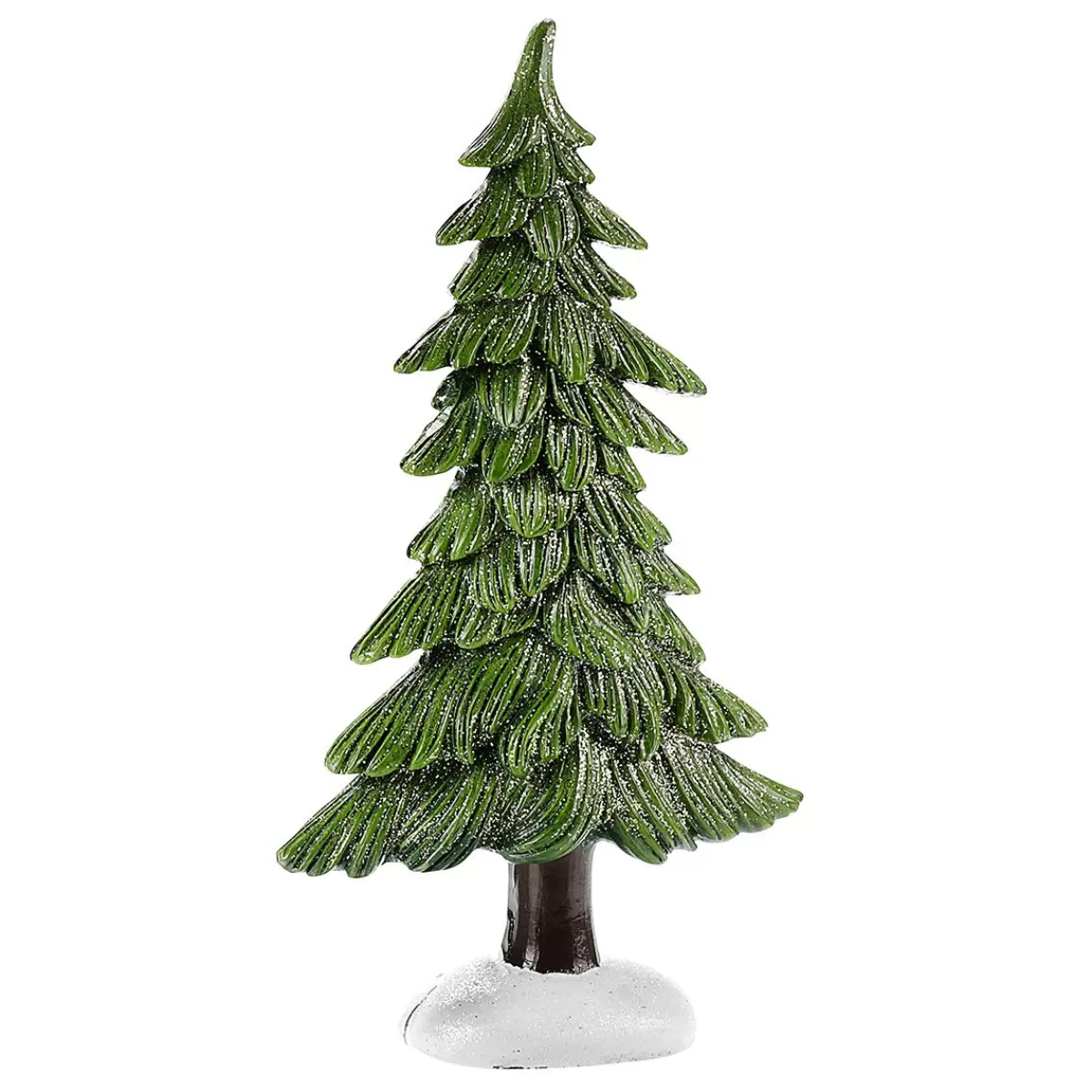 DecoWoerner Decorative Fir Made Of Cast Stone, 20 Cm High