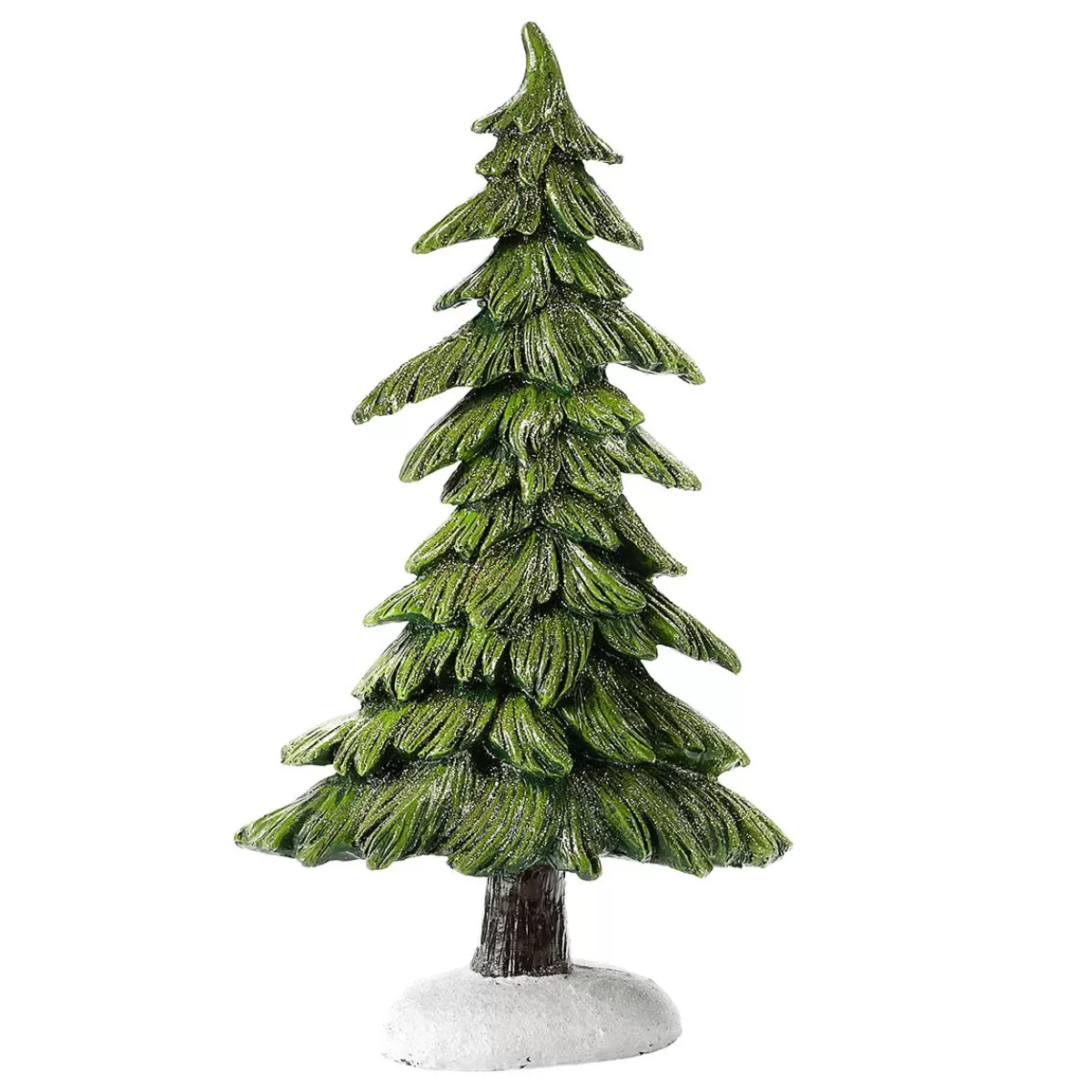 DecoWoerner Decorative Fir Made Of Cast Stone, 30 Cm High