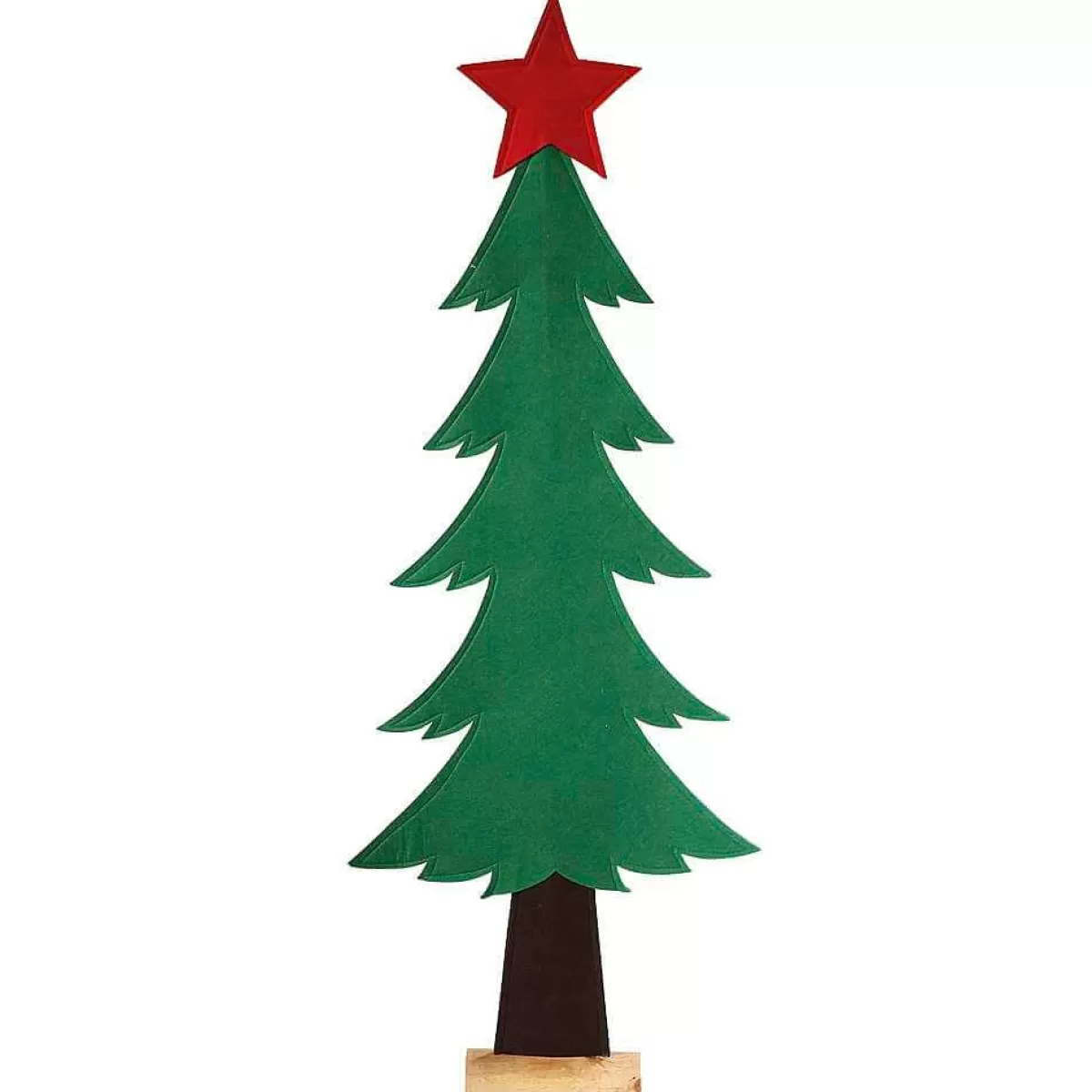 DecoWoerner Decorative Fir Tree Felt 122 Cm