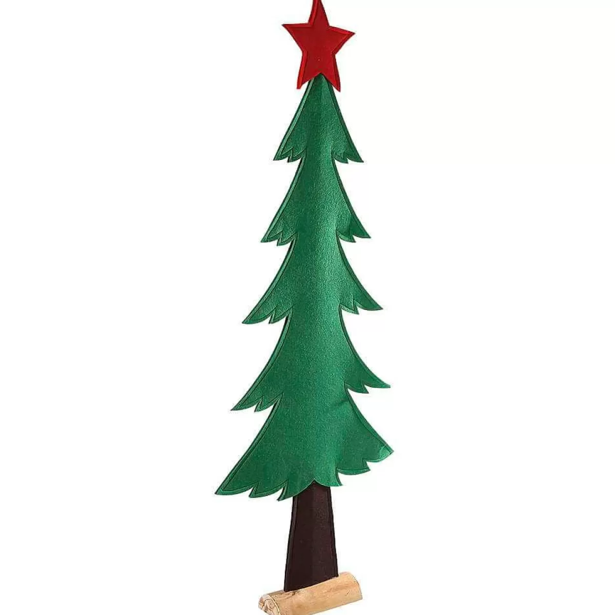 DecoWoerner Decorative Fir Tree Felt 122 Cm