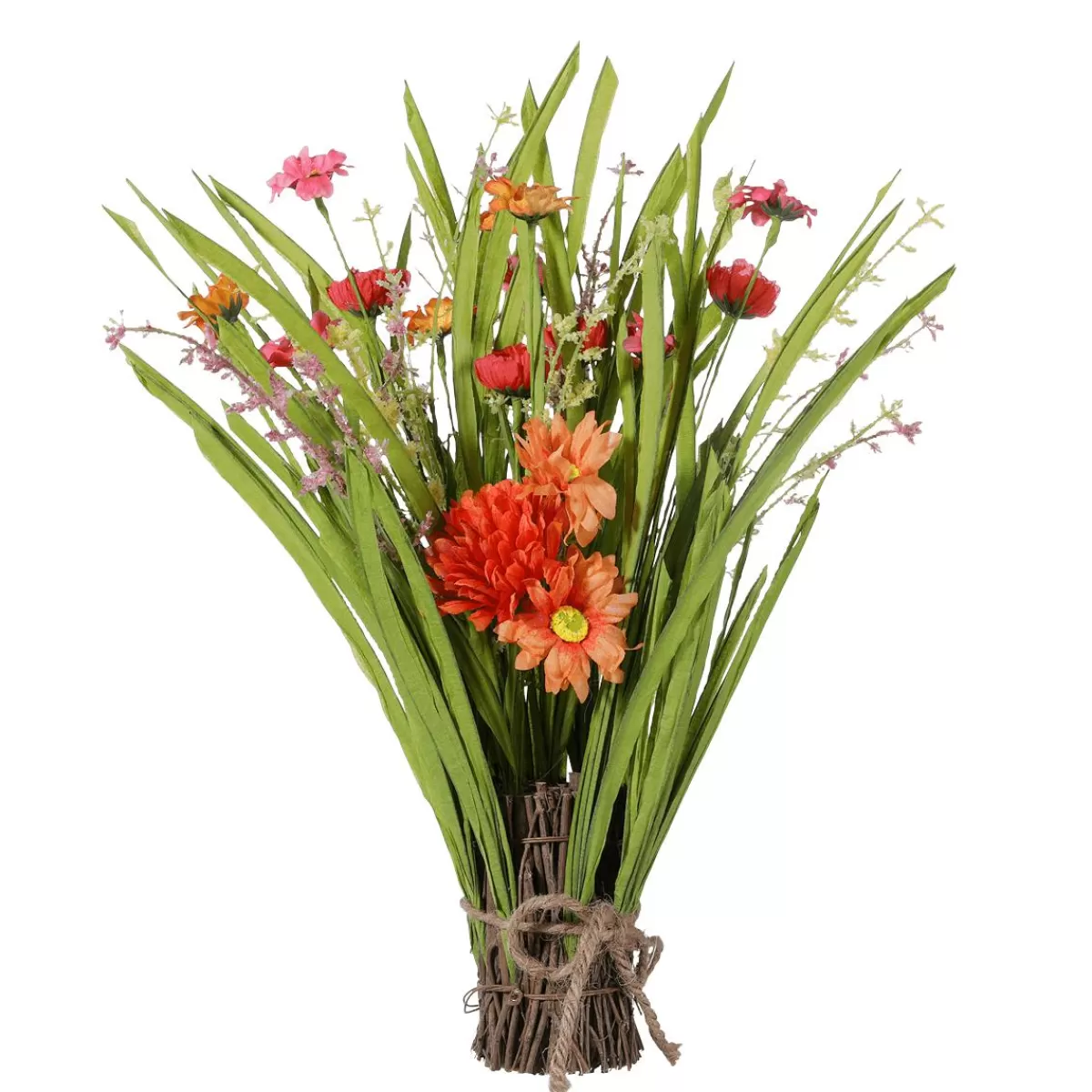 DecoWoerner Decorative Grass Bundle Flower Mix Colourful 45 Cm