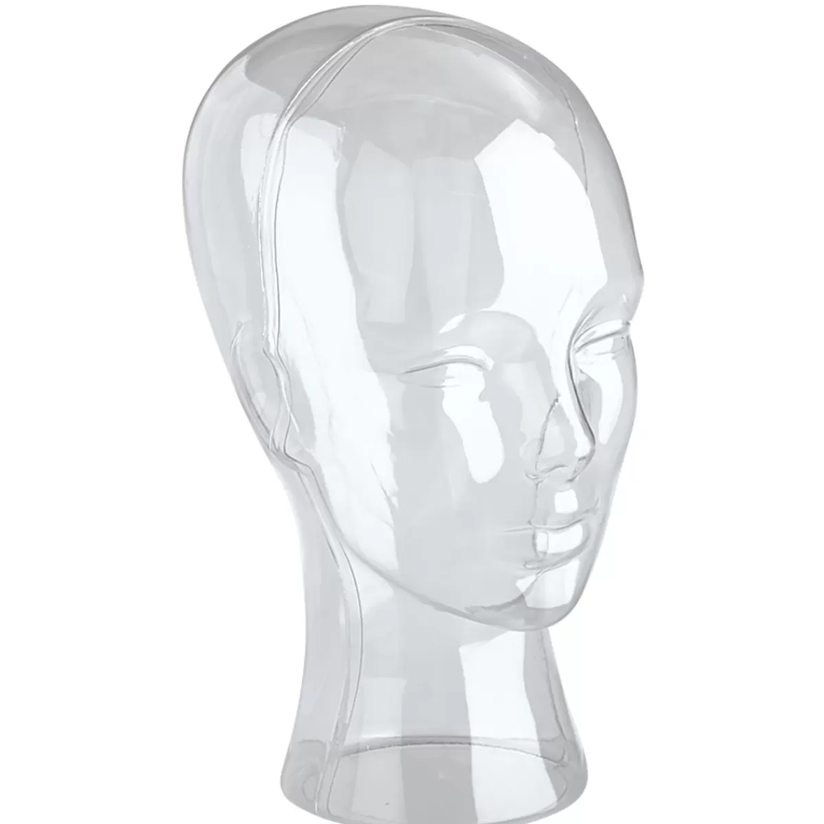 DecoWoerner Decorative Head, Female, Clear