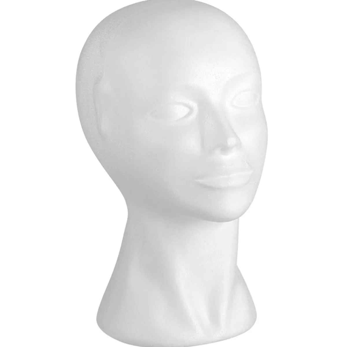 DecoWoerner Decorative Head Made Of Polystyrene, 29 Cm