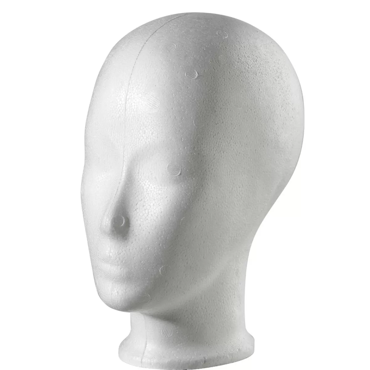 DecoWoerner Decorative Head Made Of Polystyrene, Height 24 Cm,