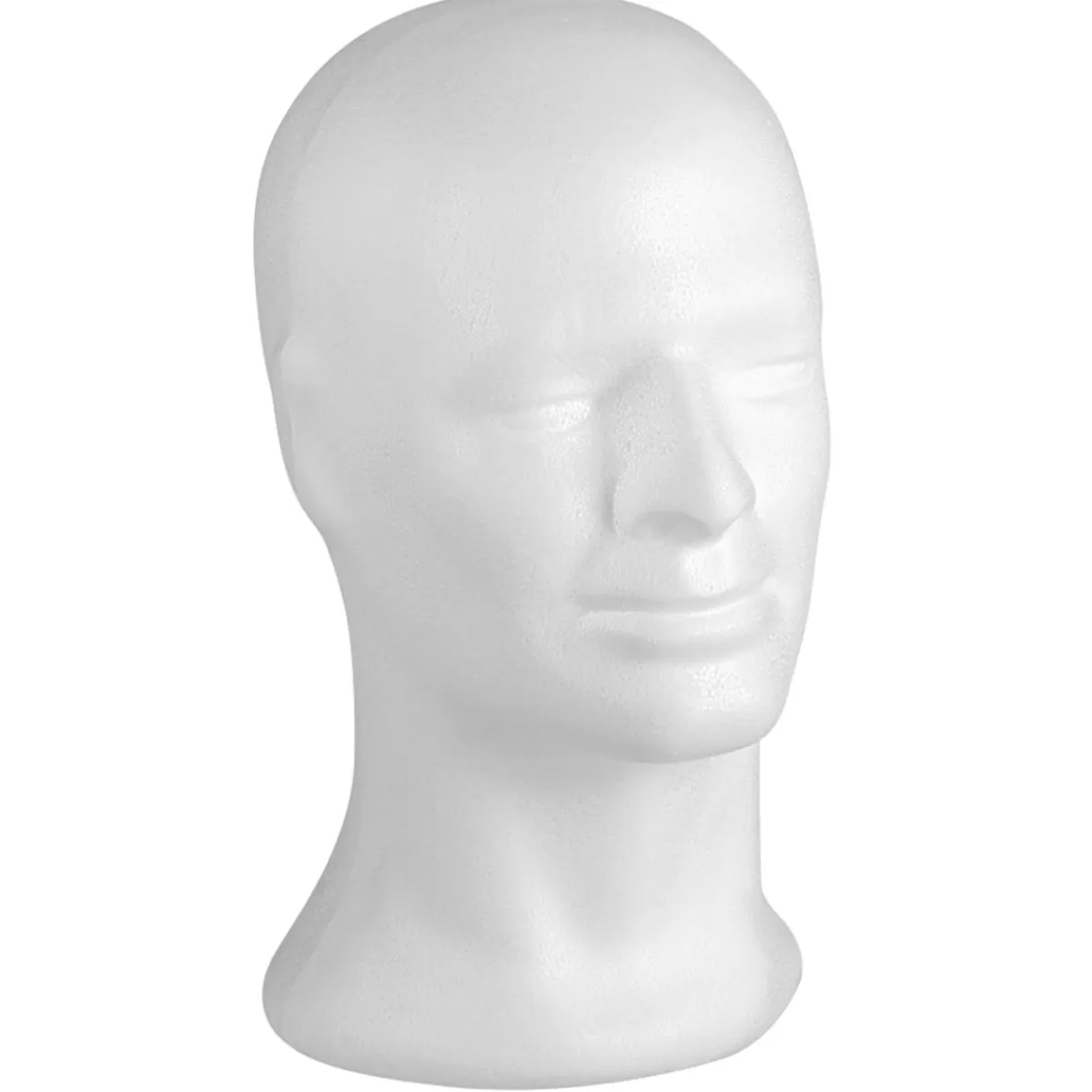 DecoWoerner Decorative Head Made Of Polystyrene, Height 31 Cm