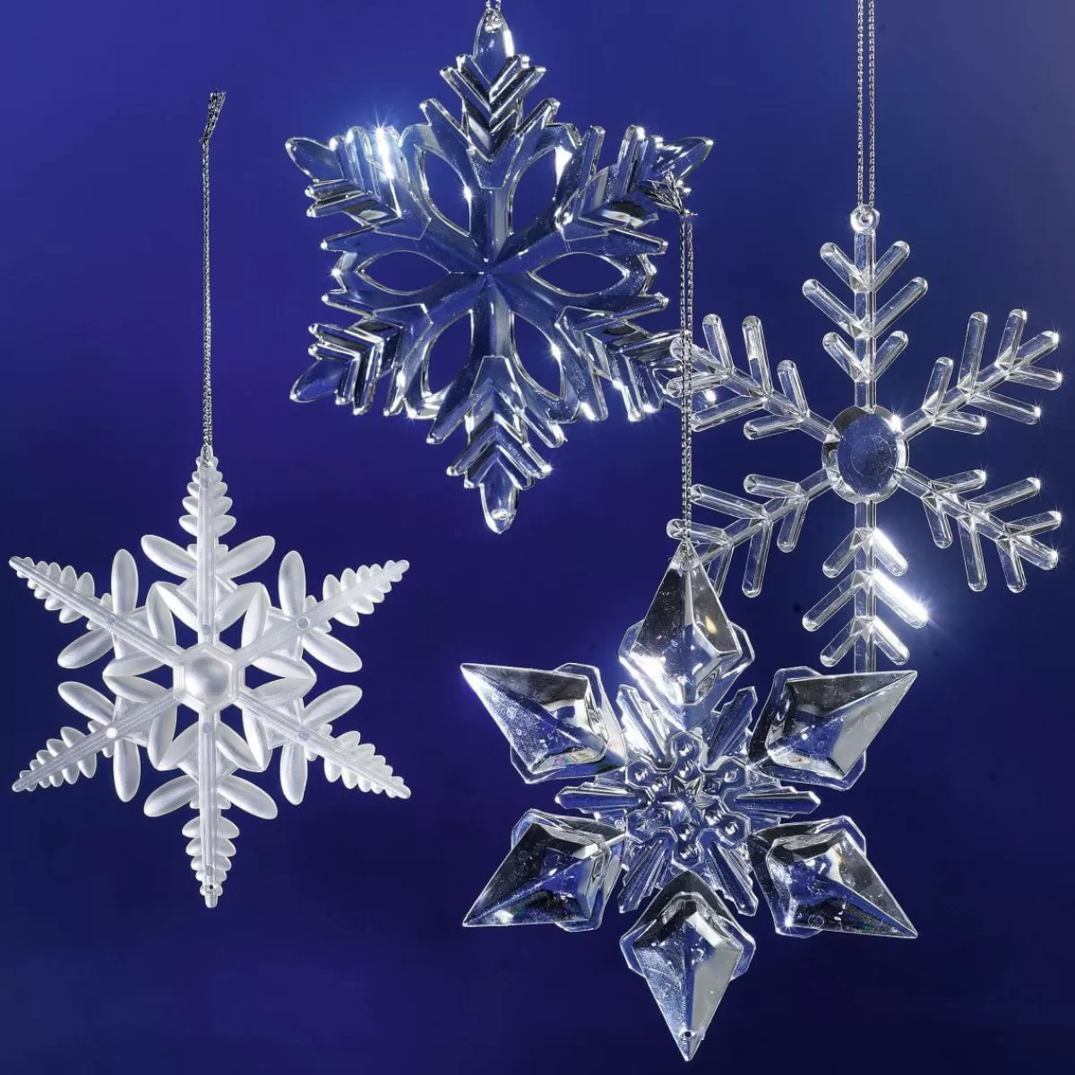 DecoWoerner Decorative Ice Crystals, 20 Pcs