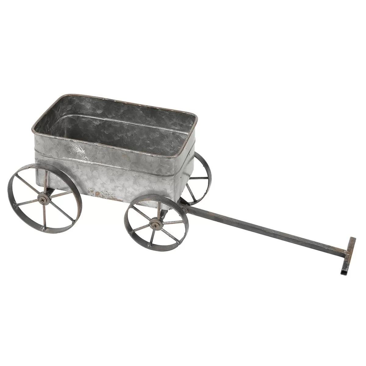 DecoWoerner Decorative Metal Trolley To Pull 47 Cm