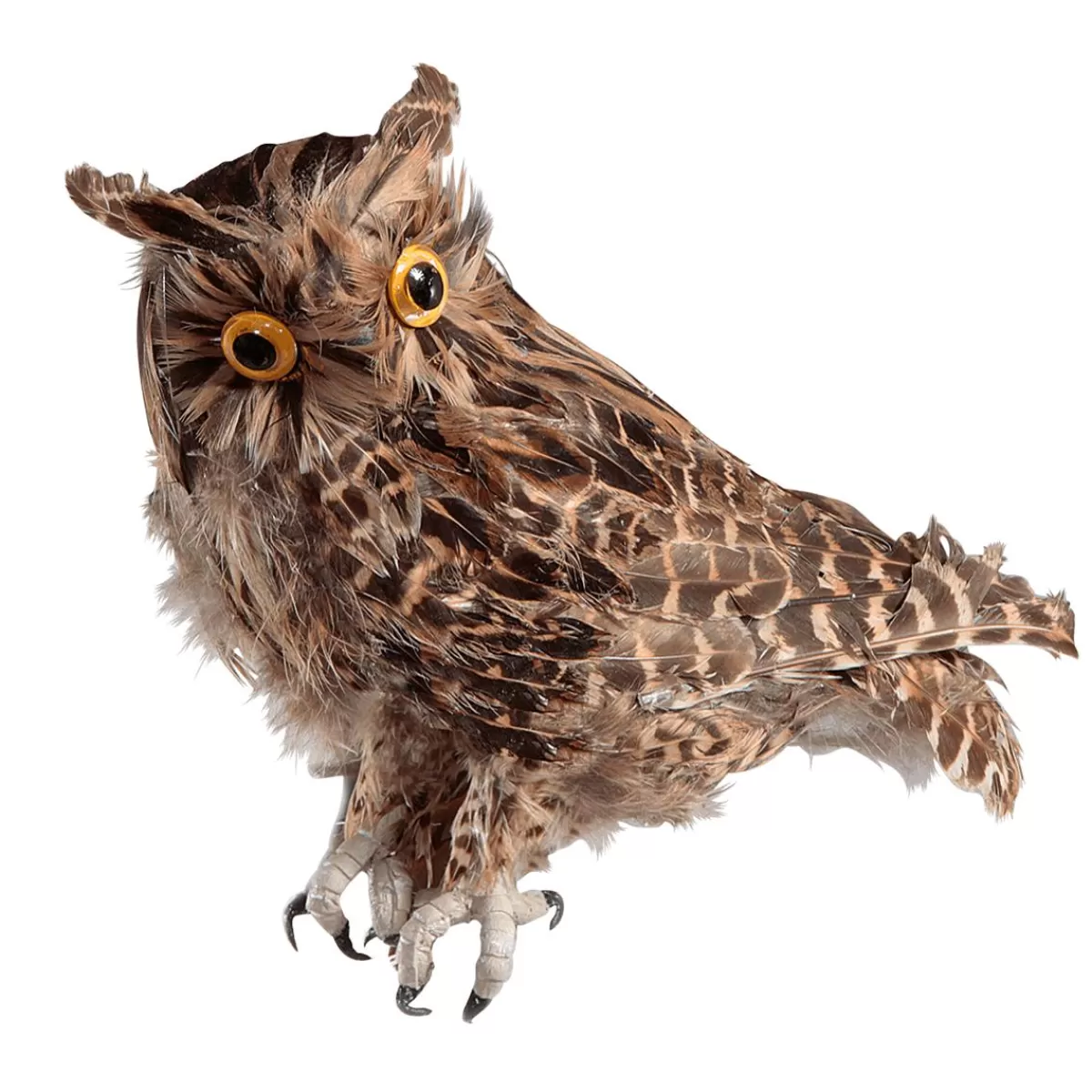 DecoWoerner Decorative Owl Sitting, , Height 31 Cm