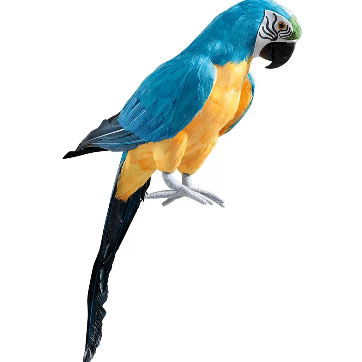 DecoWoerner Decorative Parrot -yellow, Length 70 Cm