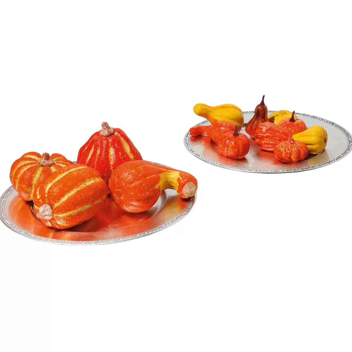 DecoWoerner Decorative Pumpkins, 11-14 Cm, 4 Pcs