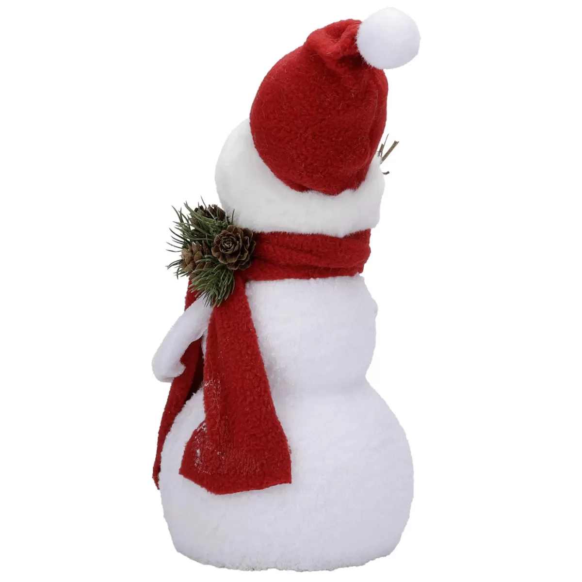 DecoWoerner Decorative Snowman With Red Clothing 30 Cm