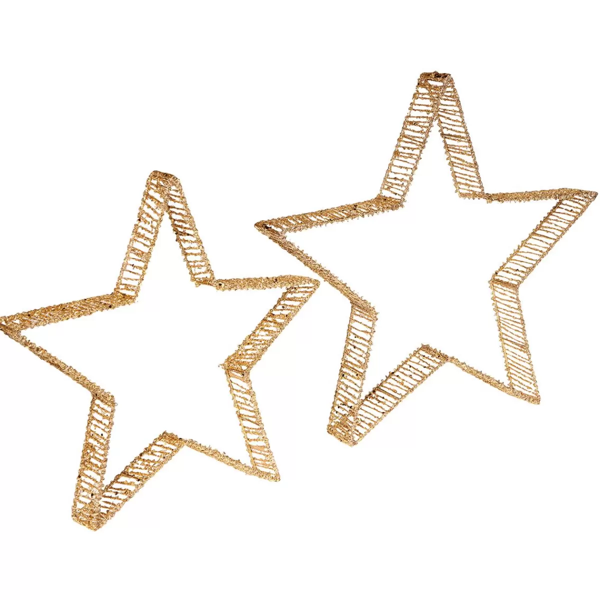 DecoWoerner Decorative Stars 2 Pcs Ø 40-50 Cm