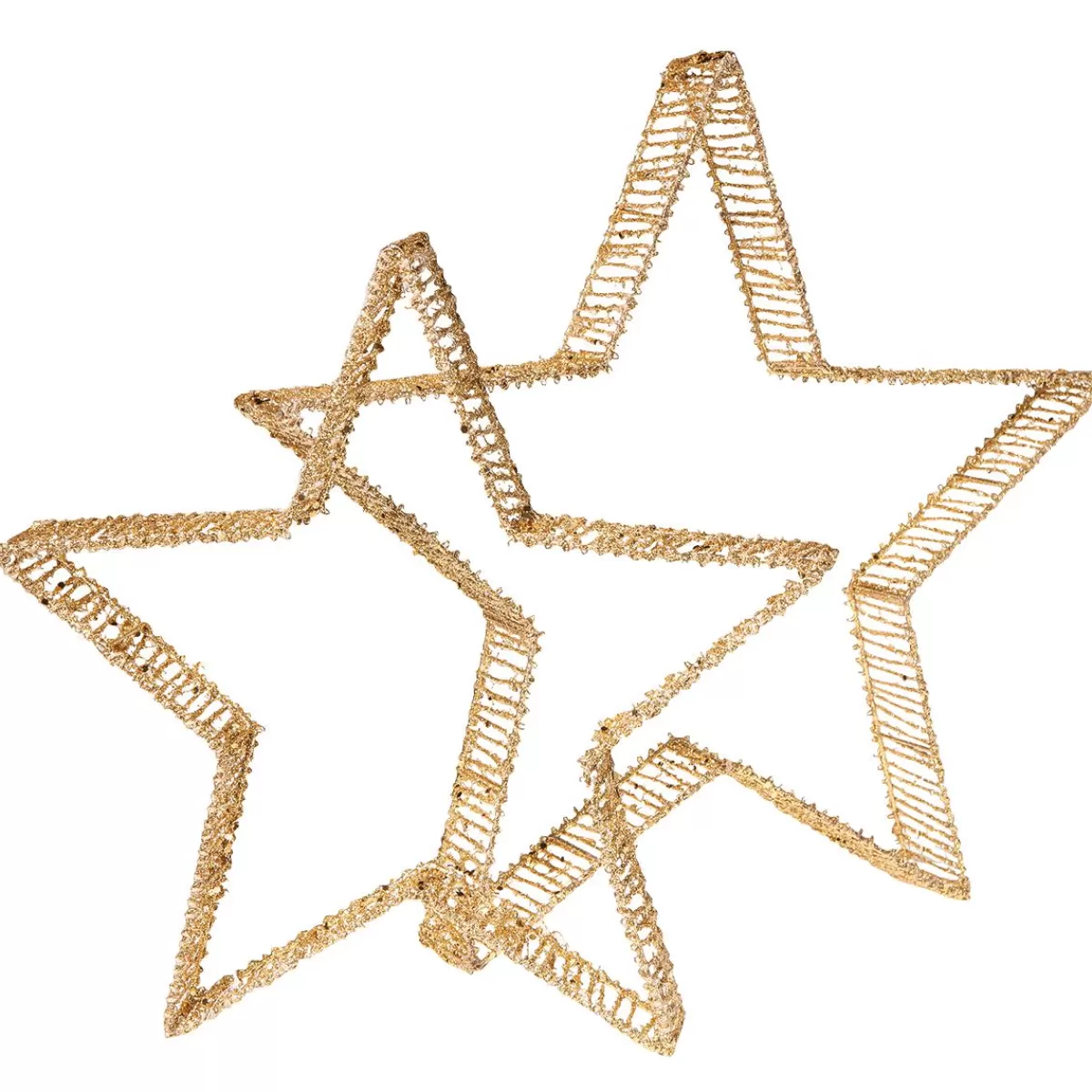 DecoWoerner Decorative Stars 2 Pcs Ø 40-50 Cm