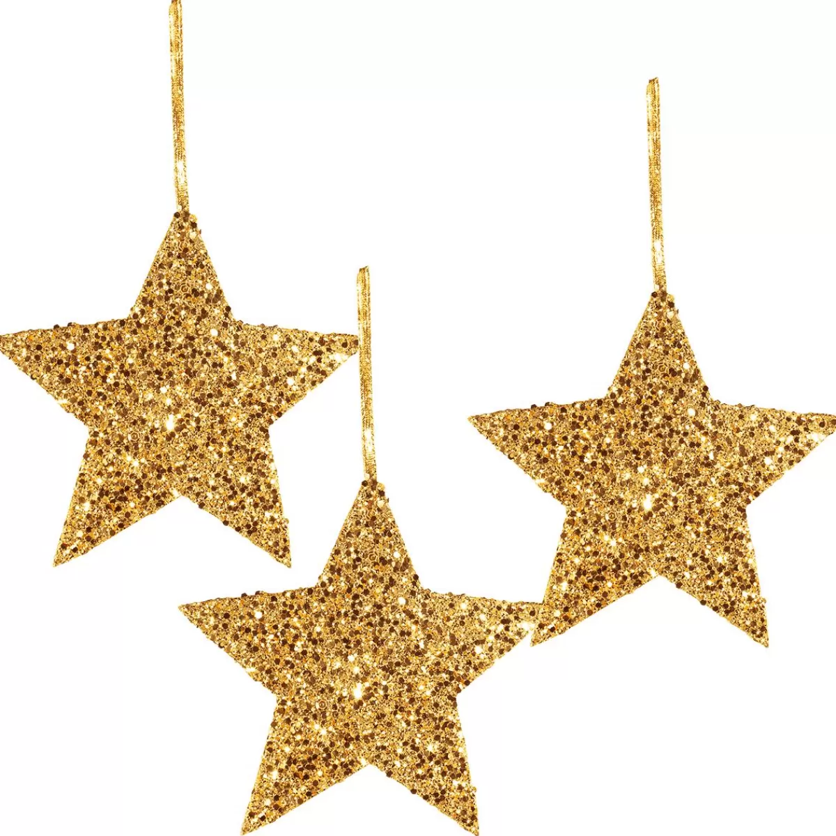 DecoWoerner Decorative Stars , 20 Cm, 3 Pcs