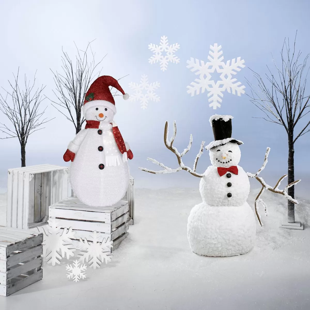 DecoWoerner Decorative Tree Snowy 125 Cm