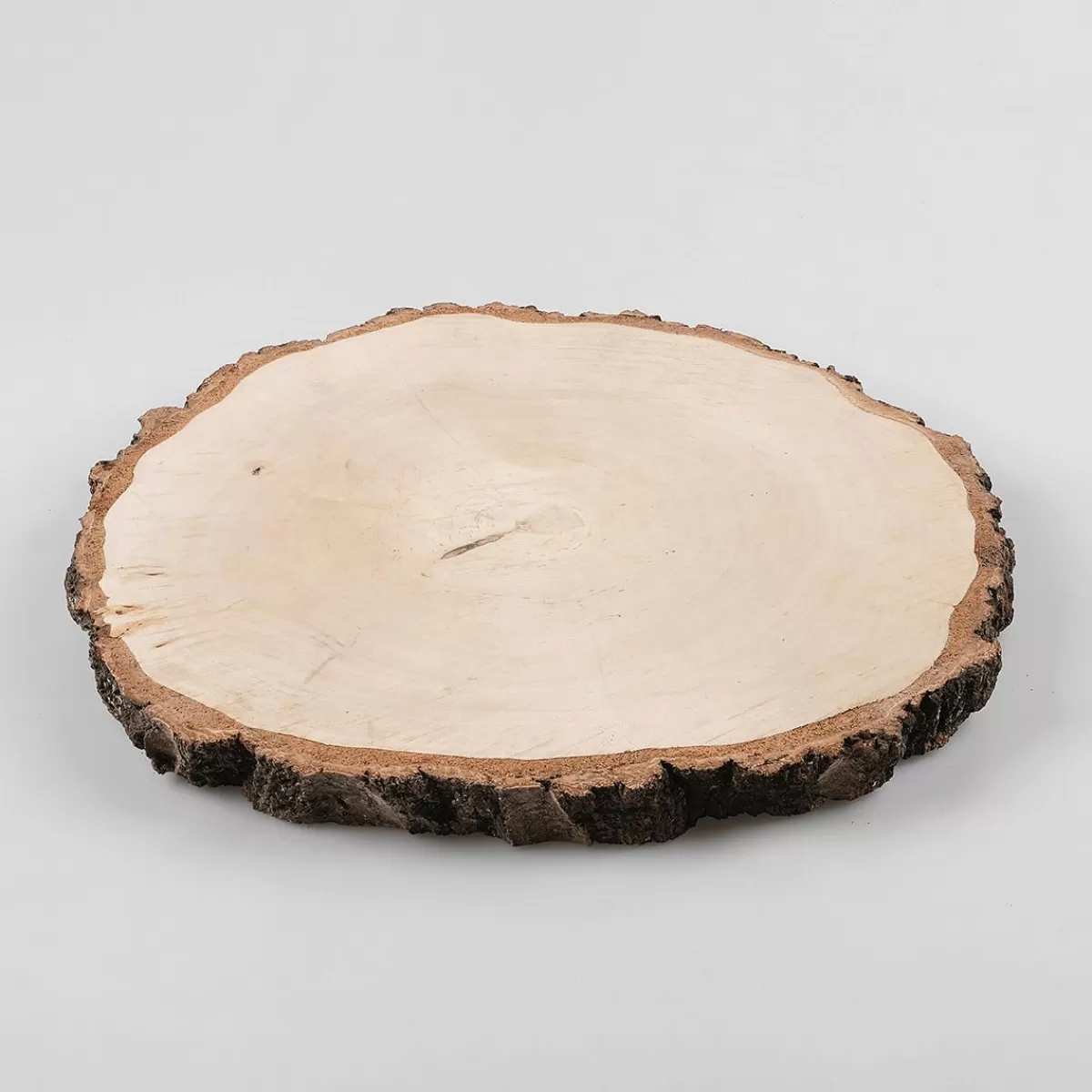 DecoWoerner Decorative Wooden Birch Slice Approx. 30 Cm Ø